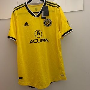Brand New ADIDAS MLS COLUMBUS Crew SC Jersey, XL